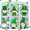 HOWAF 24pcs Make A St Patrick's Gnome Face Stickers, St.