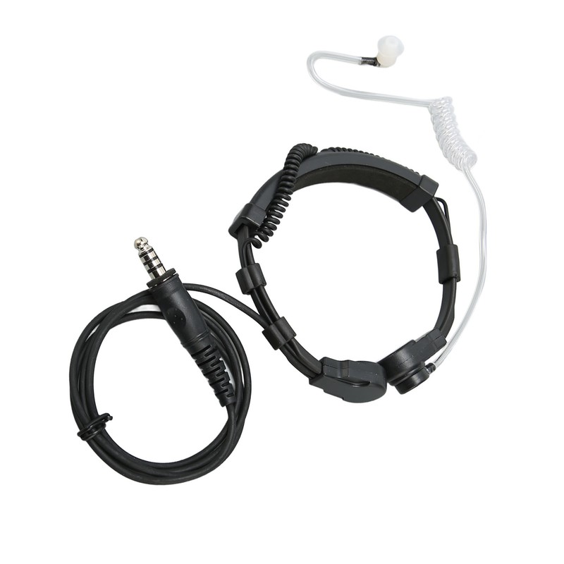 U94 PTT and Throat Control Headset Noise Reduction Walkie Talkie