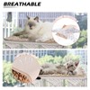 WHDPETS Cat Window Perch, Boho Cat Hammock Wall Mounted with