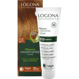 LOGONA Naturkosmetik Plant Hair Colour Cream 210 Copper Red Natural with Henna 150 ml