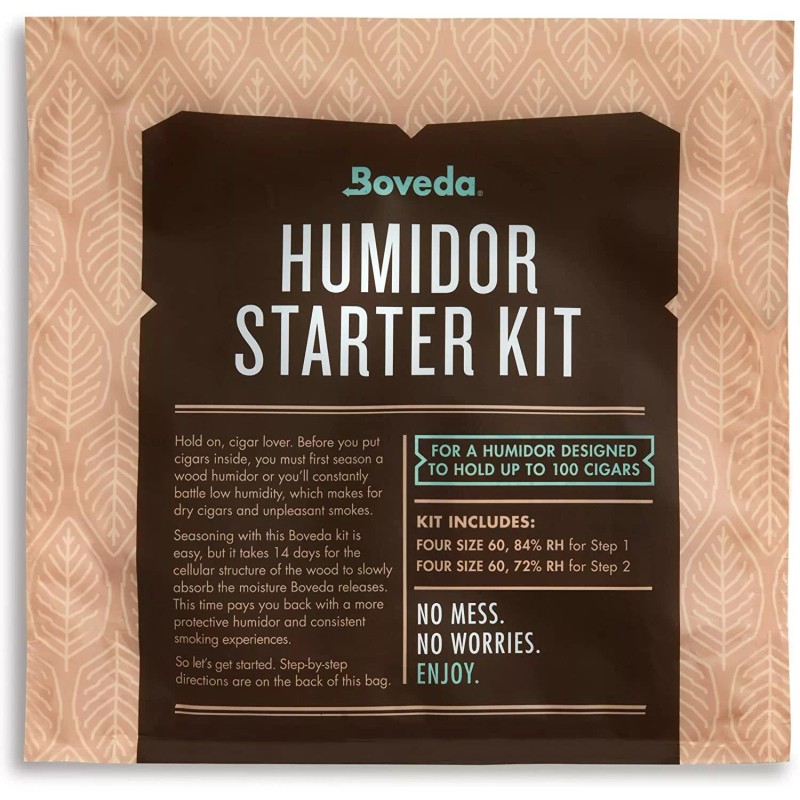 Boveda for Cigars 100-Count Humidor Starter Kit BUNDLE: Boveda 84%
