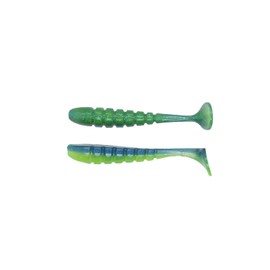 X Zone Lures 4" Pro Series Swammer, Electric Blue/Chartreuse