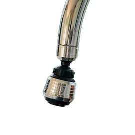 Eco-flow Solar Tap Adapter | Two Function Tap Aerator/Shower Flow with 360 Rotation | Water Saving, Fits in Mins | Italian Made