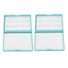 2Pcs Portable Watercolor Box Detachable Easy to Clean Compact Mini