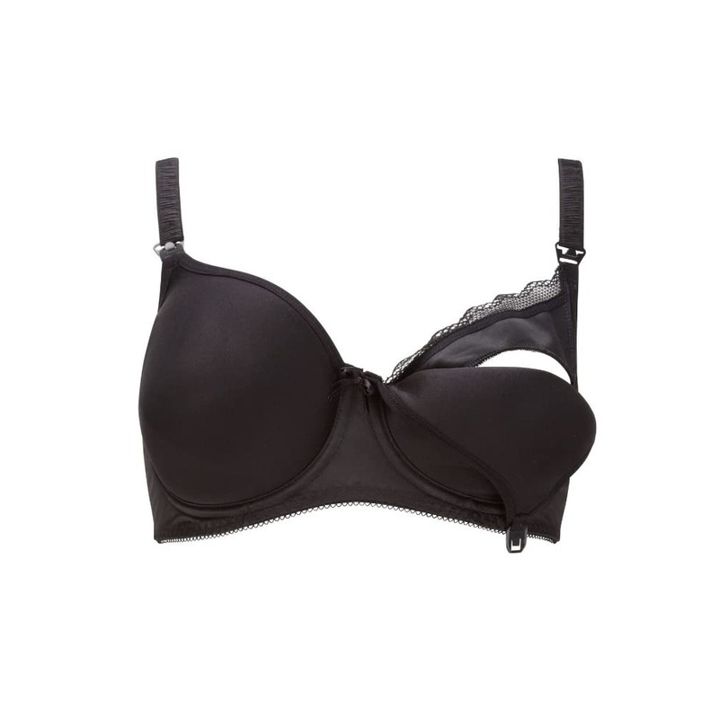 Freya Women's Pure Uw Moulded Nursing Bra, Black, 40E