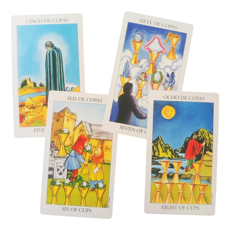 ANUFER 78Pcs/Set Tarot Cards Deck Board Future Telling Divination Game