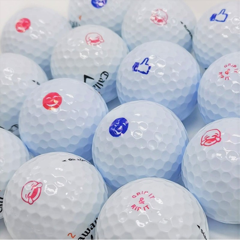 SWVL Sports Thumbs Up/Like Golf Ball Stamp Marker Multiple Designs