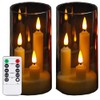 Da by Flameless Candle, Battery-Powered Candle with Remote Control and