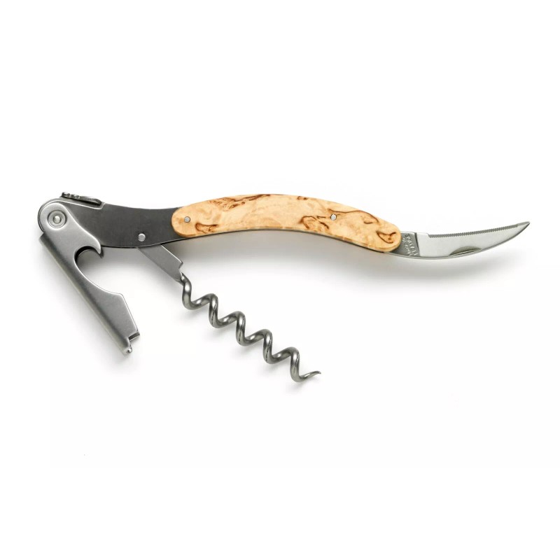 Laguiole L'eclair French Handmade Waiter's Corkscrew - Black Plexi