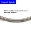 Firewall Mounted Stainless Flexible Oil Dipstick for Ford C4 C6