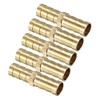 sourcing map Brass Nozzle Hose Connector Straight Connection Air Water