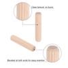 QUARKZMAN Wooden Dowel Pins 6 x 40 mm (0.24 x