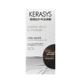 Kerasis 케라시스 단백질크림염색내추럴브라운120g Kerasis Protein Cream Hair Dye Natural Brown 120g