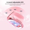 Ergonomic Vertical Mouse, Wireless Bluetooth Mouse - Pink