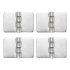 uxcell 4 Pack Heavy Duty Weldable Hinges, 1.5" x 2.36"