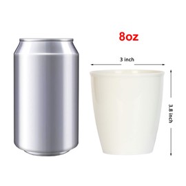 Youngever 8 Ounce Kids Plastic Cups, 9 Pack Drinking Cups for Toddlers, Unbreakable (Urban Colors)