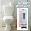 White 250mm Height Toilet Push Button Valve Element Dual Flush