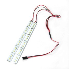 ShareGoo 24 LEDs Chassis Light Aluminum LED Strip 6V for 1/10 1/8 RC Car Crawler Buggy,White