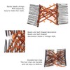 Peine Elástico Doble Clip, Peinetas para el cabello de las