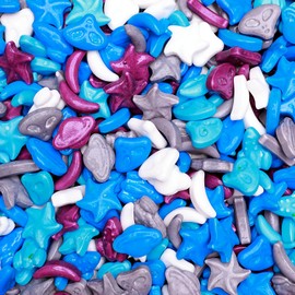 Space Hard Candy - 1.7 LB Bulk Candy for Gumball Machine Refills - Assorted Candy for Candy Machine - Runts Candy for Vending Machine - Party Favors Space Candy - Aliens Candies