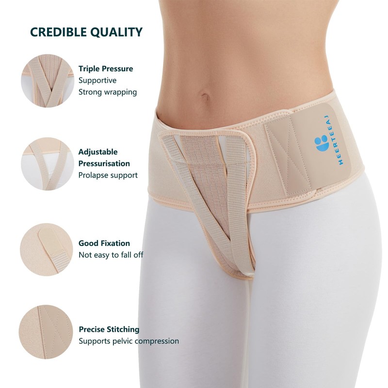 HEERTEEAJ Pelvic Support Belt Uterus Support Belt Women's Brace for