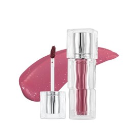 TIRTIR [*Mini Size Waterism Tinted Lip Gloss #01 Mauve Rose, 0.06 Fl Oz – Kiss Ready Lipgloss, 12H Long Lasting Non Sticky Natural Tinted Glow Korean 