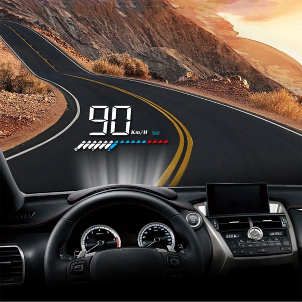 Unbranded Digital Car GPS HUD Universal Head-Up Display LED HD