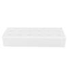 Clear Acrylic Vase Rectangular Elegant Centerpiece Flower Vase for Home