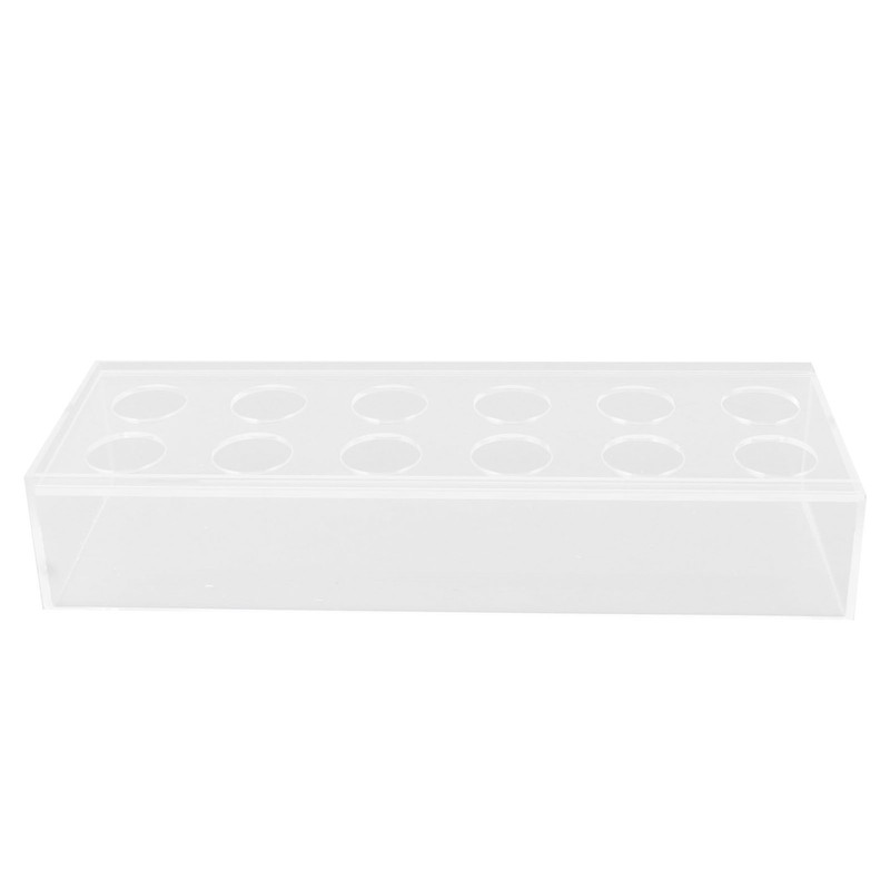 Clear Acrylic Vase Rectangular Elegant Centerpiece Flower Vase for Home