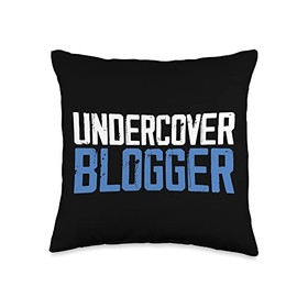 Undercover Blogger Travel Food Beauty Blogging Influencer Throw Pillow