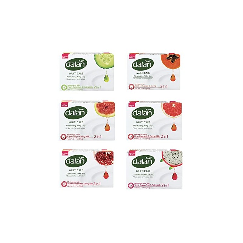 Dalan Multi Care Moisturizing Soap 2 in 1 (Fresh Cucumber