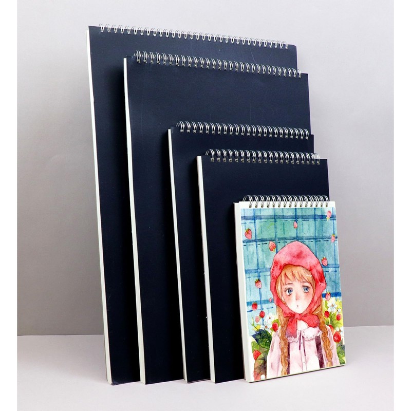 Akkerds Sketchbook Pattern Series A5 Drawing Paper 120 Gram Black