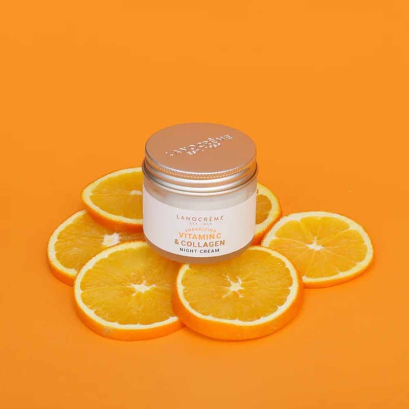 Lanocreme-Energizing Vitamin C & Collagen Night Cream 50g
