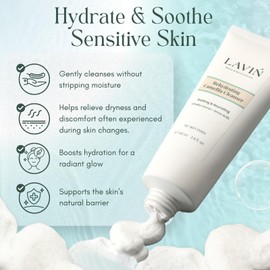 Lavin Papaya Enzyme Gentle Exfoliator Exfoliating Face Wash with Glow Enzyme Deep Hydration Brightening Face Wash Skin Care Product for All Skin (Camelia)