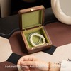 Wooden Jewelry Box,Small Wooden Box with Velvet Lining (Horse Design