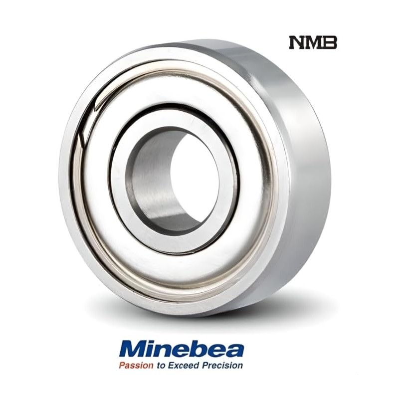 NMB Minebea DDL-740ZZ Stainless Steel Bearing, Shielded on Both Sides,