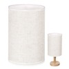 TOVINANNA Fabric Drum Lampshade, Cylindrical Desk Lamp Shade, Linen Bedside