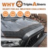 TripleAliners Hood Deflector Protector Compatible with 2016-2023 Toyota Tacoma Accessories
