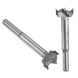 MACHSWON 2 PCS Forstner Drill Bits Tungsten Carbide Wood Hole Saw Opener Drill Bit 19mm+20mm Woodworking Drilling Boring Bit Cutter
