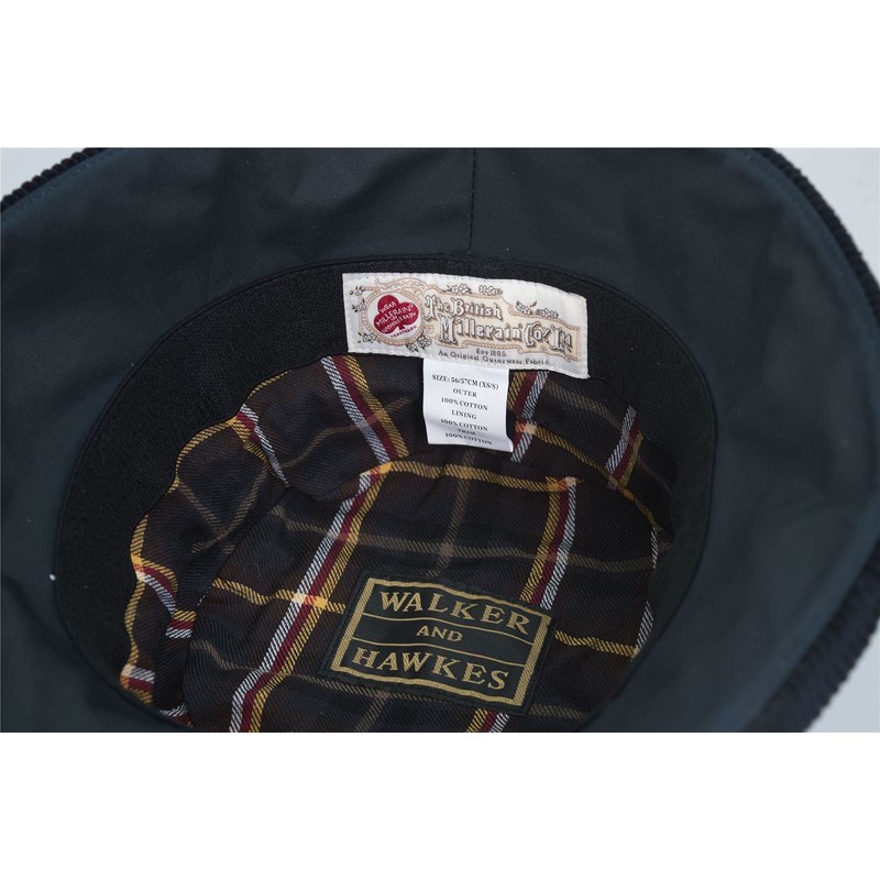 WALKER AND HAWKES - Womens Olive British Millerain Waxed Cotton