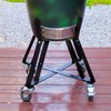 Quantfire Medium BGE Nest,Grill Stand for BGE Accessories, Rolling Nest