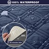TAOCOCO 100% Waterproof Recliner Sofa Covers 3 Seater, Split Couch