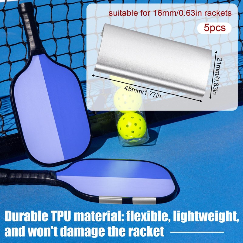 Fukaisu 5pcs Pickleball Racket Weight Clips, Easy Adjustment Pickleball Weights