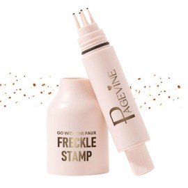 Baysea Faux Freckle Stamp,Upgrade Liquid Freckle Pen, Freckles Stamp Air Cushion, Long Lasting Waterproof & Quick Dry Lifelike Magic Freckles Stamp Marker for Natural Sunkissed Makeup (01 Light)