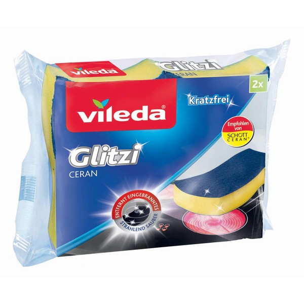 Vileda Glitzi Ceran Cleaning Sponge (Pack of 2)