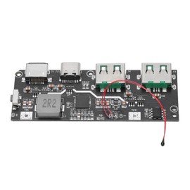 Fast Charging Module Dual LED USB Micro Type C 5V 4.5A 22.5W Accessory for Power Supply