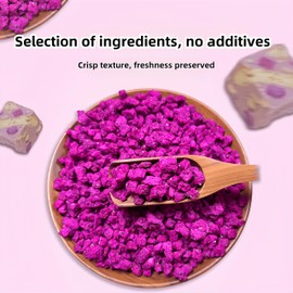 Freeze-Dried Dragon Fruit Cubes, 5.2oz Sealed cans | Unsweetened Crispy Bites for Smoothies, Baking & Cereal | 100% Pure Fruit, Vibrant Color & Flavor