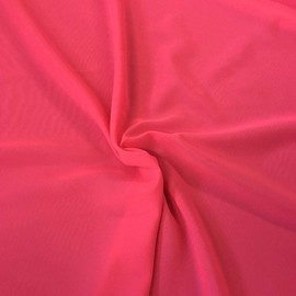 New Creations Fabric & Foam Inc, Chiffon Table Runner Extra Long, Wedding Runners, Holiday Table Runners, Long Table Runners, (Neon Fuchsia, 58" Wide x 180" Long)