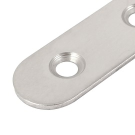 Sourcingmap 200mmx20mmx3mm Straight Flat Mending Repair Plate Fastener 2pcs