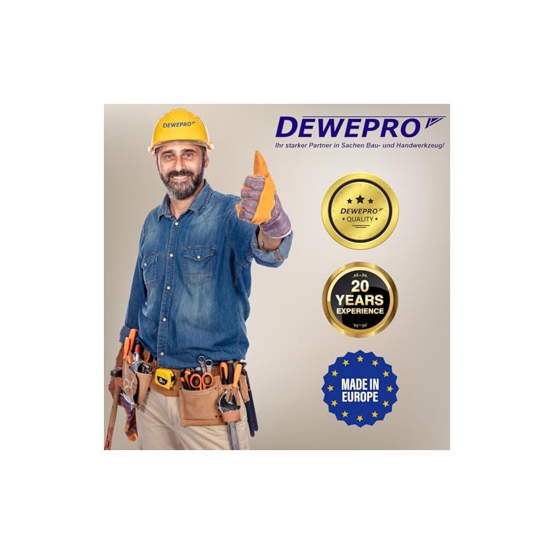 DEWEPRO® Grout rubber with plastic handle, width: 145 mm, grout